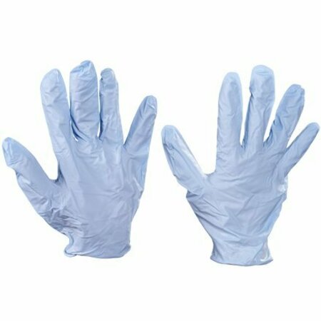 BSC PREFERRED 7500, Nitrile Disposable Gloves, 4 mil Palm, Nitrile, Powder-Free, XL, 100 PK, Blue S-15361XL